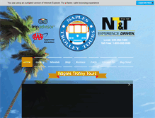 Tablet Screenshot of naplestrolleytours.com